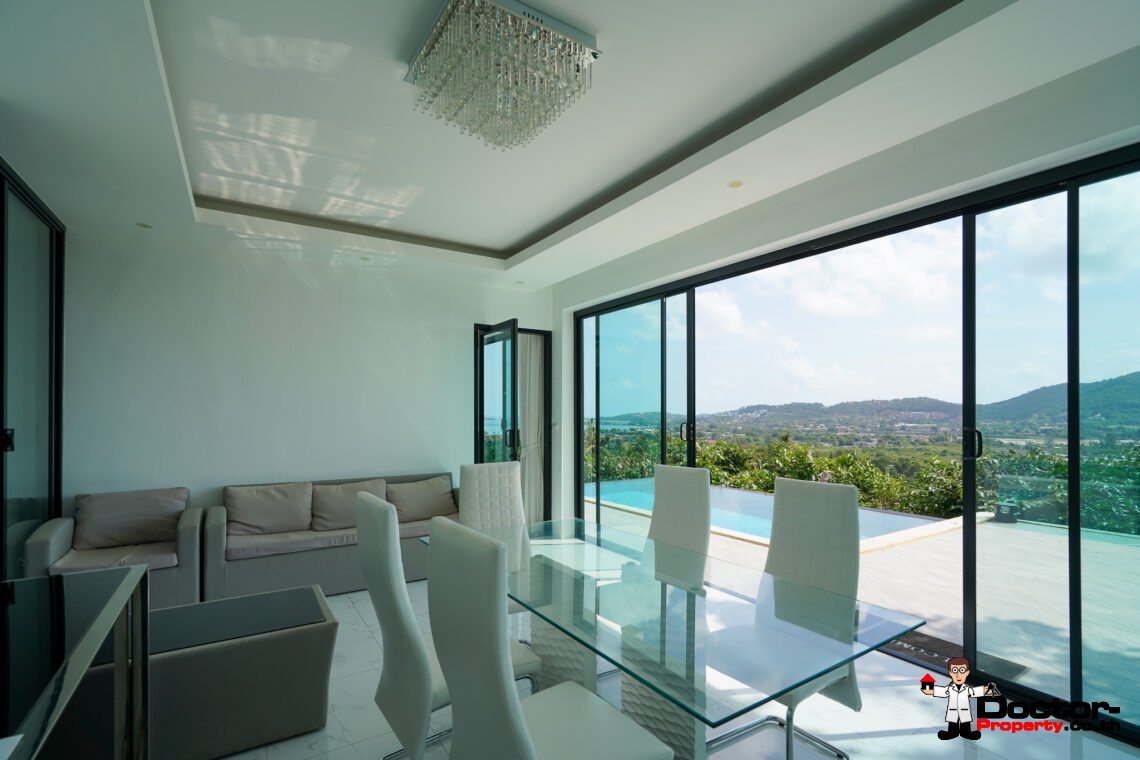 New 5 Bedroom Sea View Villa – Bo Phut, Koh Samui – For Sale