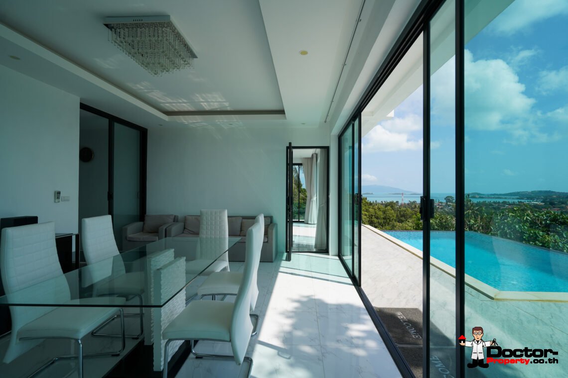 New 5 Bedroom Sea View Villa – Bo Phut, Koh Samui – For Sale