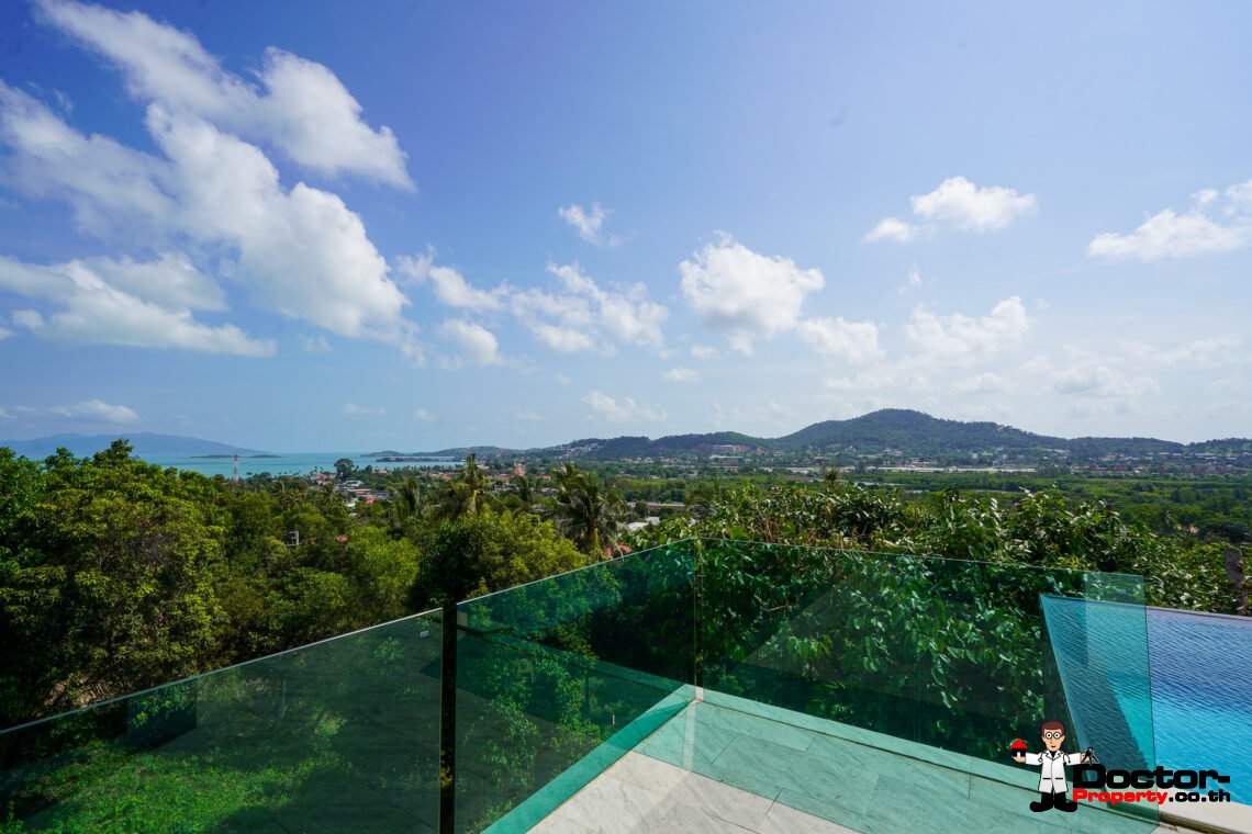 New 5 Bedroom Sea View Villa – Bo Phut, Koh Samui – For Sale