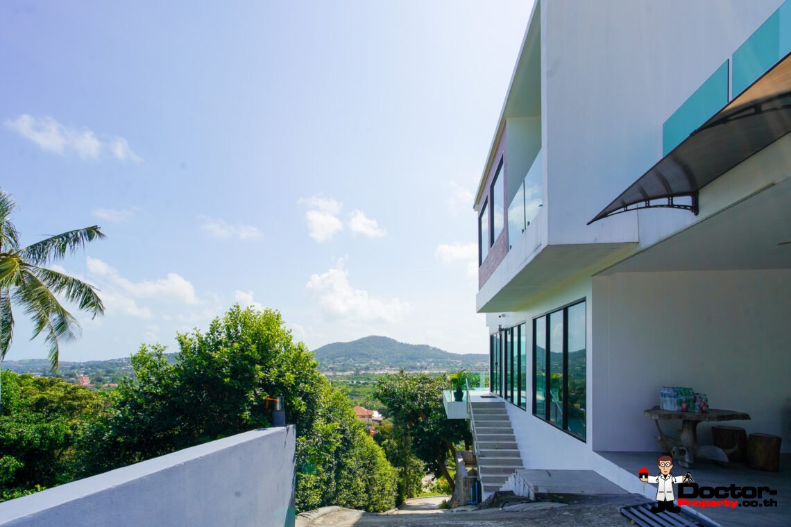 New 5 Bedroom Sea View Villa – Bo Phut, Koh Samui – For Sale