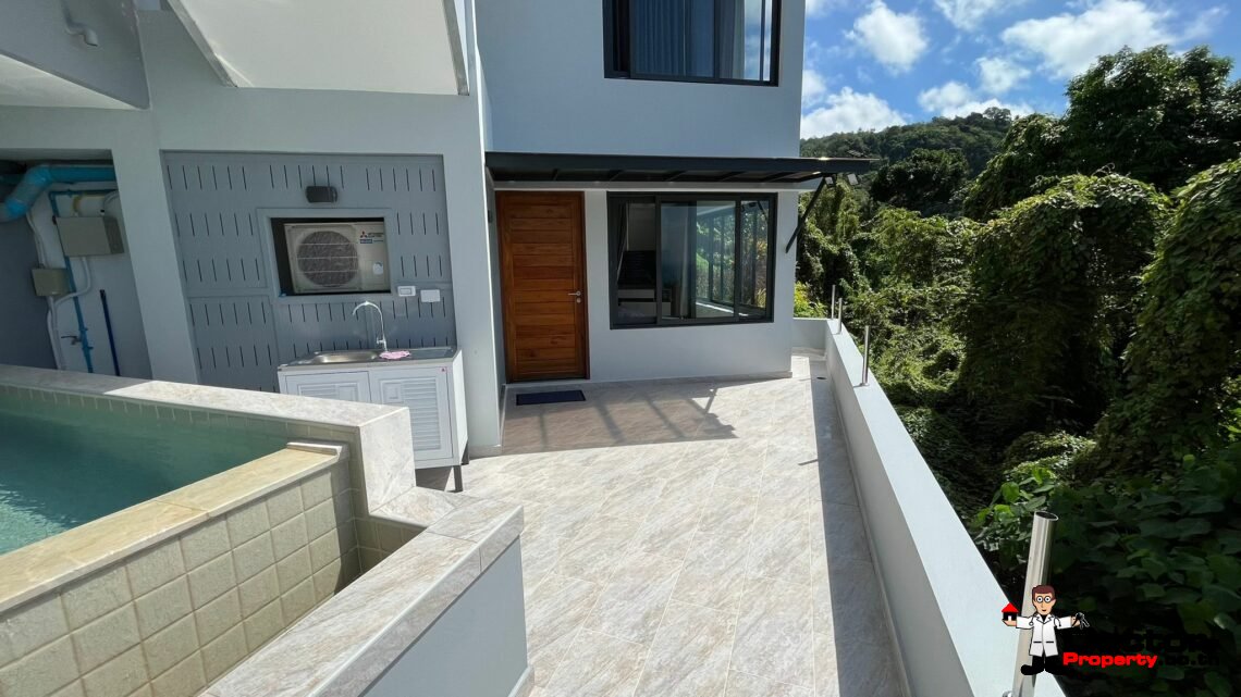 New 4 Bedroom Seaview 2 Pools Villa – Laem Yai – Koh Samui – For Sale