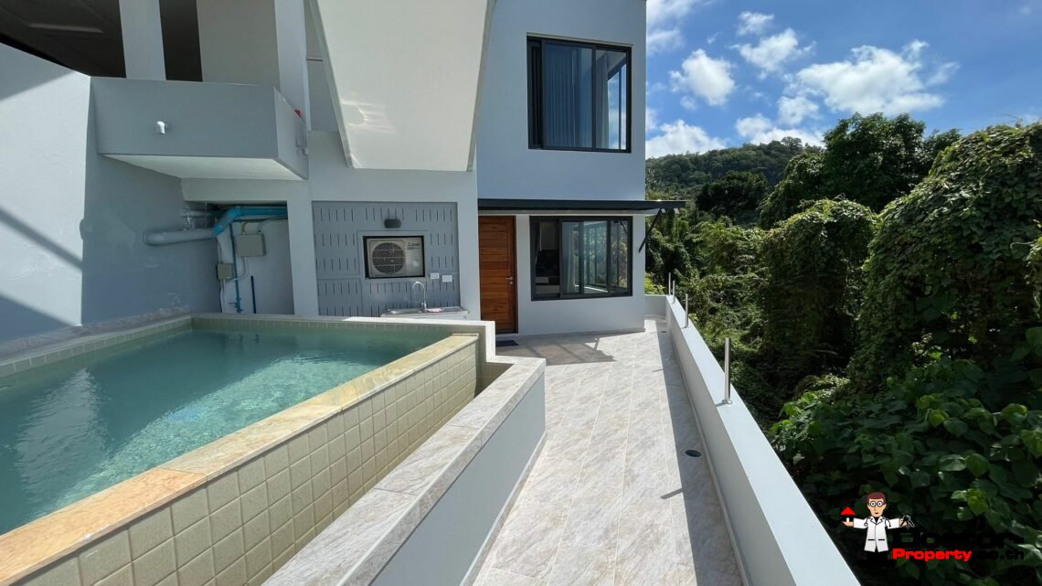 New 4 Bedroom Seaview 2 Pools Villa – Laem Yai – Koh Samui – For Sale