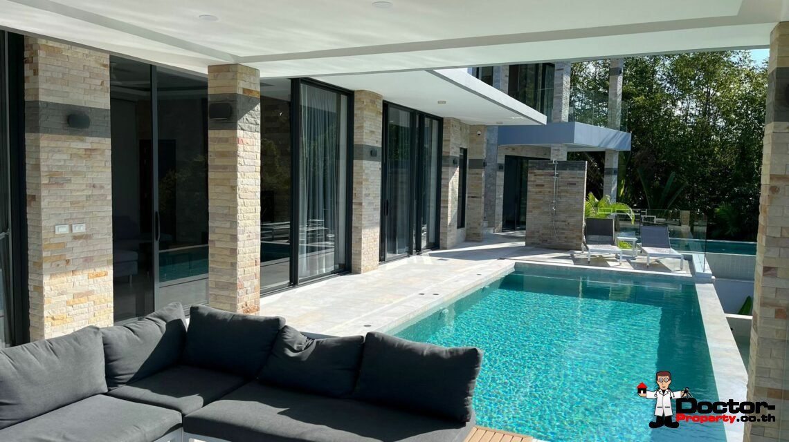 New 4 Bedroom Seaview 2 Pools Villa – Laem Yai – Koh Samui – For Sale