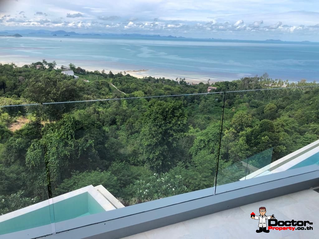 New 4 Bedroom Seaview 2 Pools Villa – Laem Yai – Koh Samui – For Sale