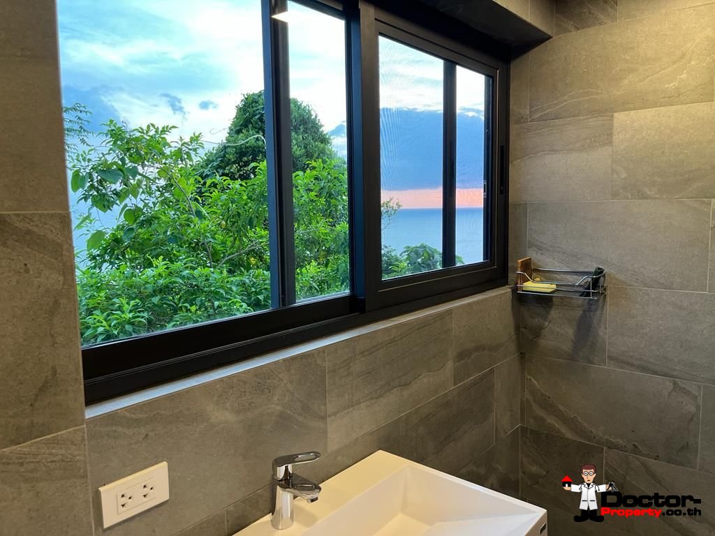 New 4 Bedroom Seaview 2 Pools Villa – Laem Yai – Koh Samui – For Sale