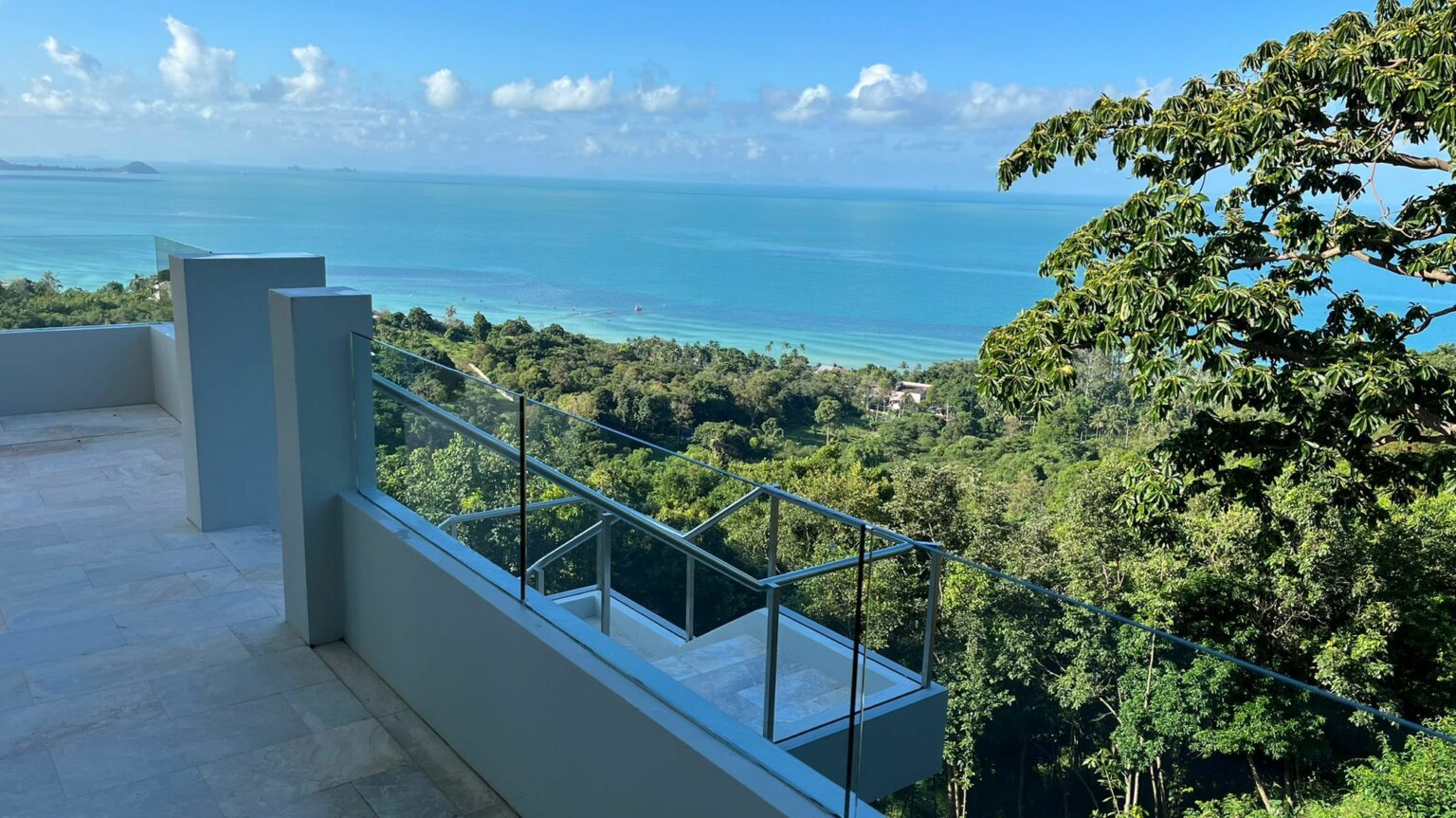 New 4 Bedroom Seaview 2 Pools Villa Laem Yai Koh Samui For Sale