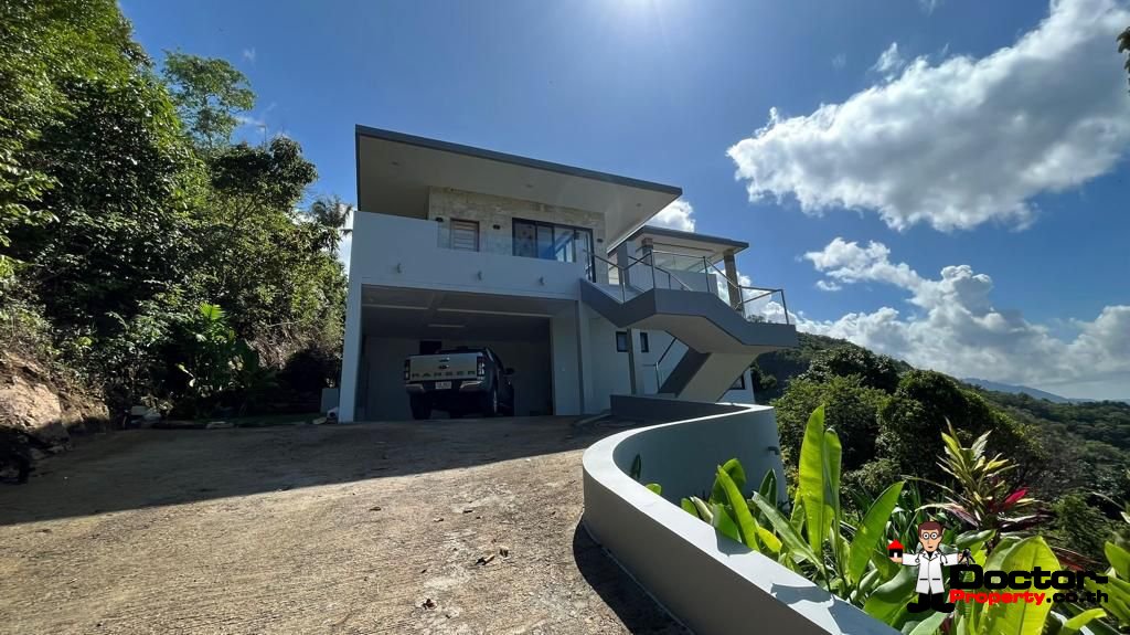 New 4 Bedroom Seaview 2 Pools Villa – Laem Yai – Koh Samui – For Sale
