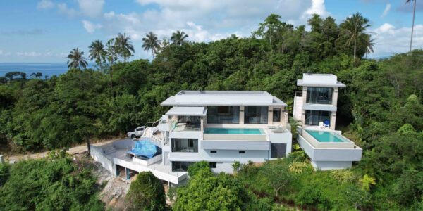 New 4 Bedroom Seaview 2 Pools Villa – Laem Yai – Koh Samui – For Sale