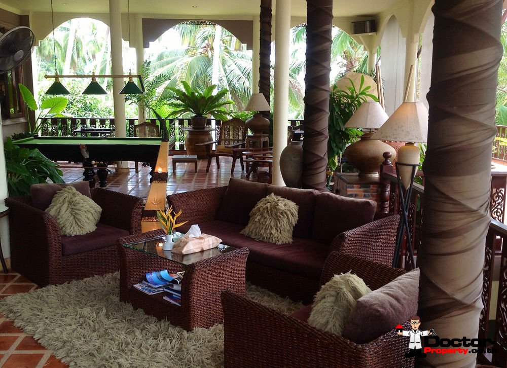 Fantastic Thai Style 6 Bedroom Villa in Bang Makham – Koh Samui – For Sale
