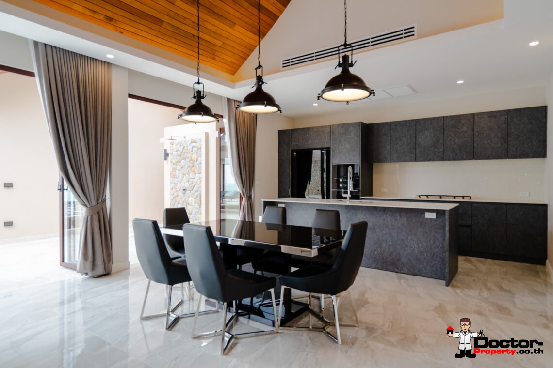 New 3-4 Bedroom Sea View Pool Villa in Chaweng Noi, Koh Samui – For Sale