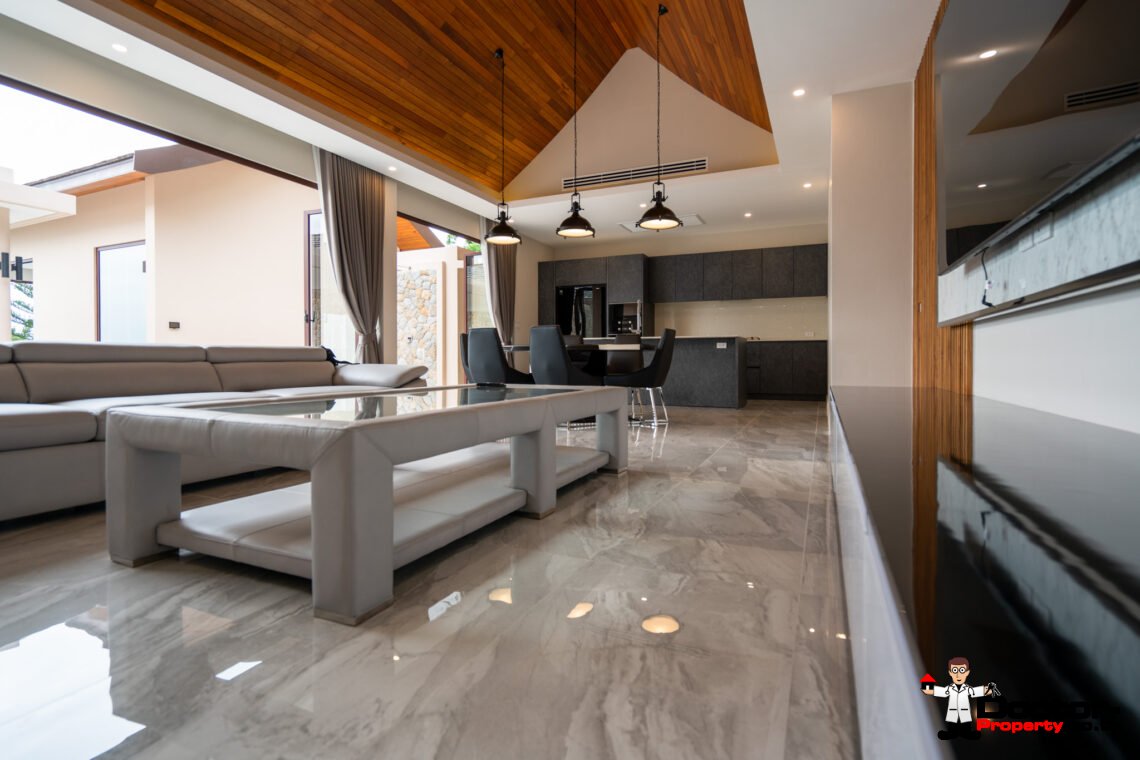 New 3-4 Bedroom Sea View Pool Villa in Chaweng Noi, Koh Samui – For Sale