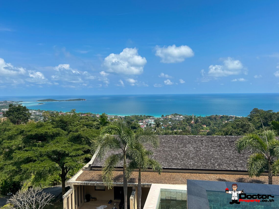 New 3-4 Bedroom Sea View Pool Villa in Chaweng Noi, Koh Samui – For Sale