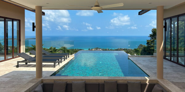 New 3-4 Bedroom Sea View Pool Villa in Chaweng Noi, Koh Samui – For Sale