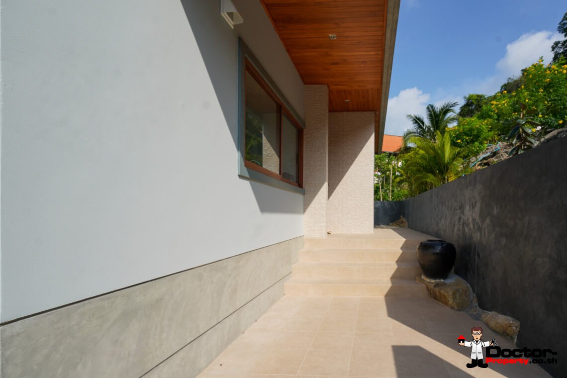 New 4 Bedroom Villa – Sea View – Bophut – Koh Samui – For Sale