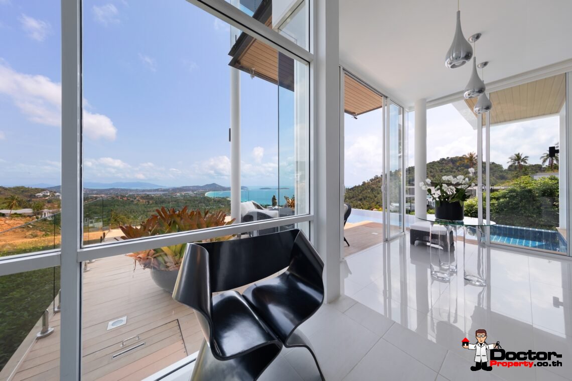 Luxury 3 Bedroom Sea View Villa – Chaweng Noi – Koh Samui – For Sale