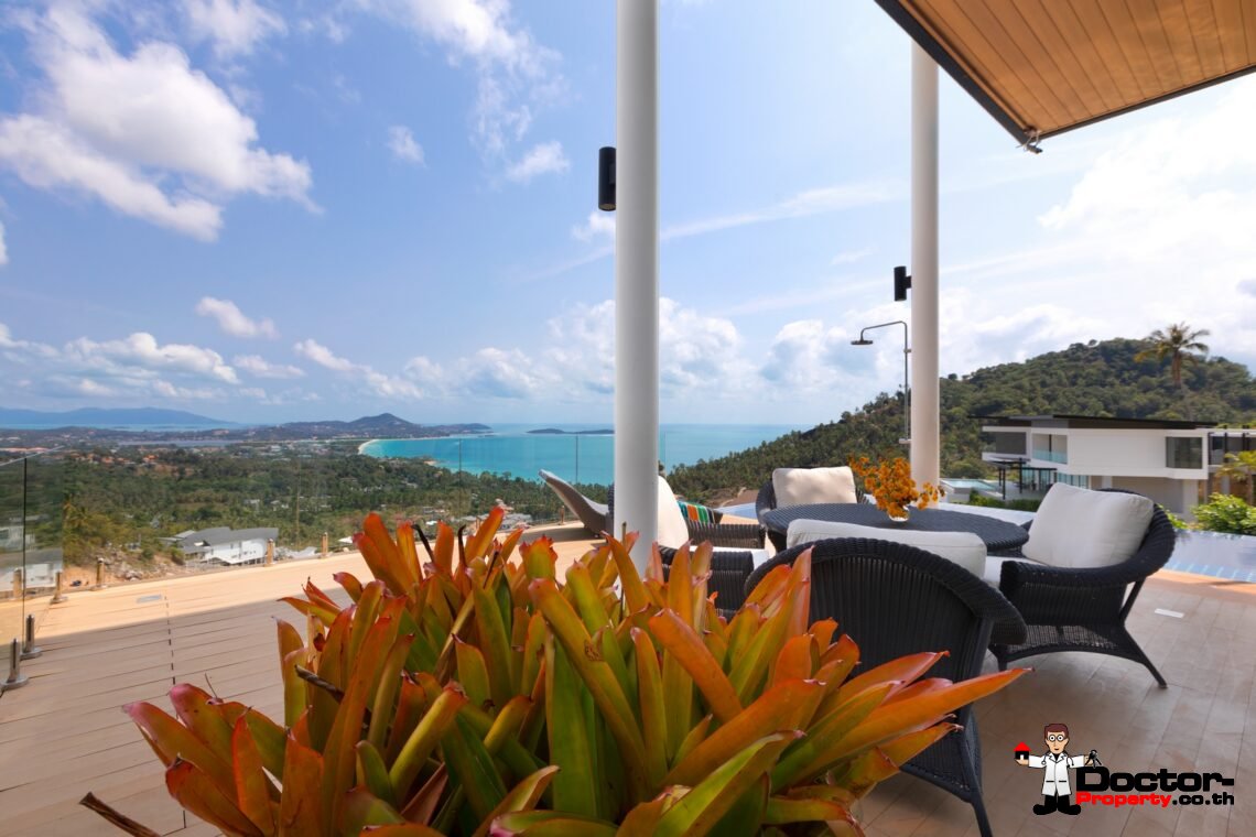 Luxury 3 Bedroom Sea View Villa – Chaweng Noi – Koh Samui – For Sale