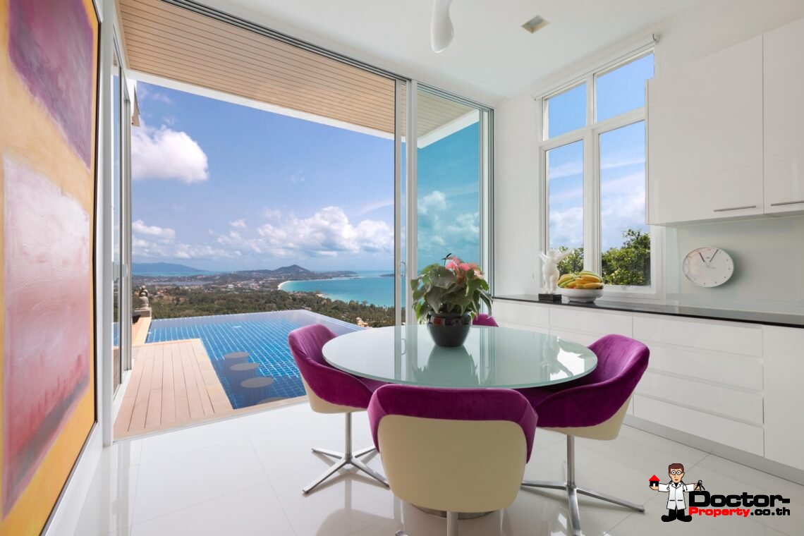 Luxury 3 Bedroom Sea View Villa – Chaweng Noi – Koh Samui – For Sale