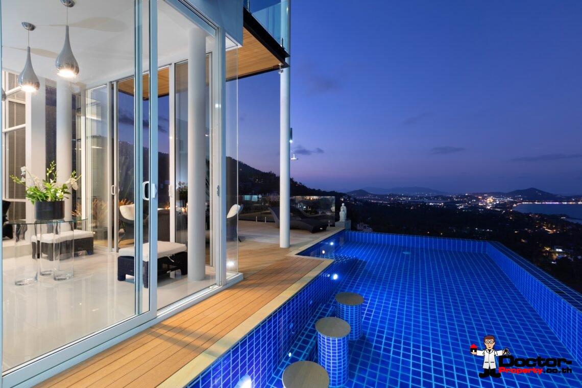 Luxury 3 Bedroom Sea View Villa – Chaweng Noi – Koh Samui – For Sale