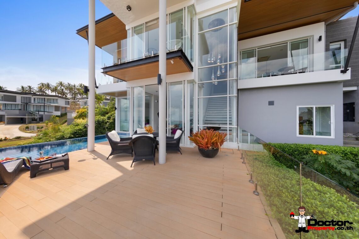Luxury 3 Bedroom Sea View Villa – Chaweng Noi – Koh Samui – For Sale