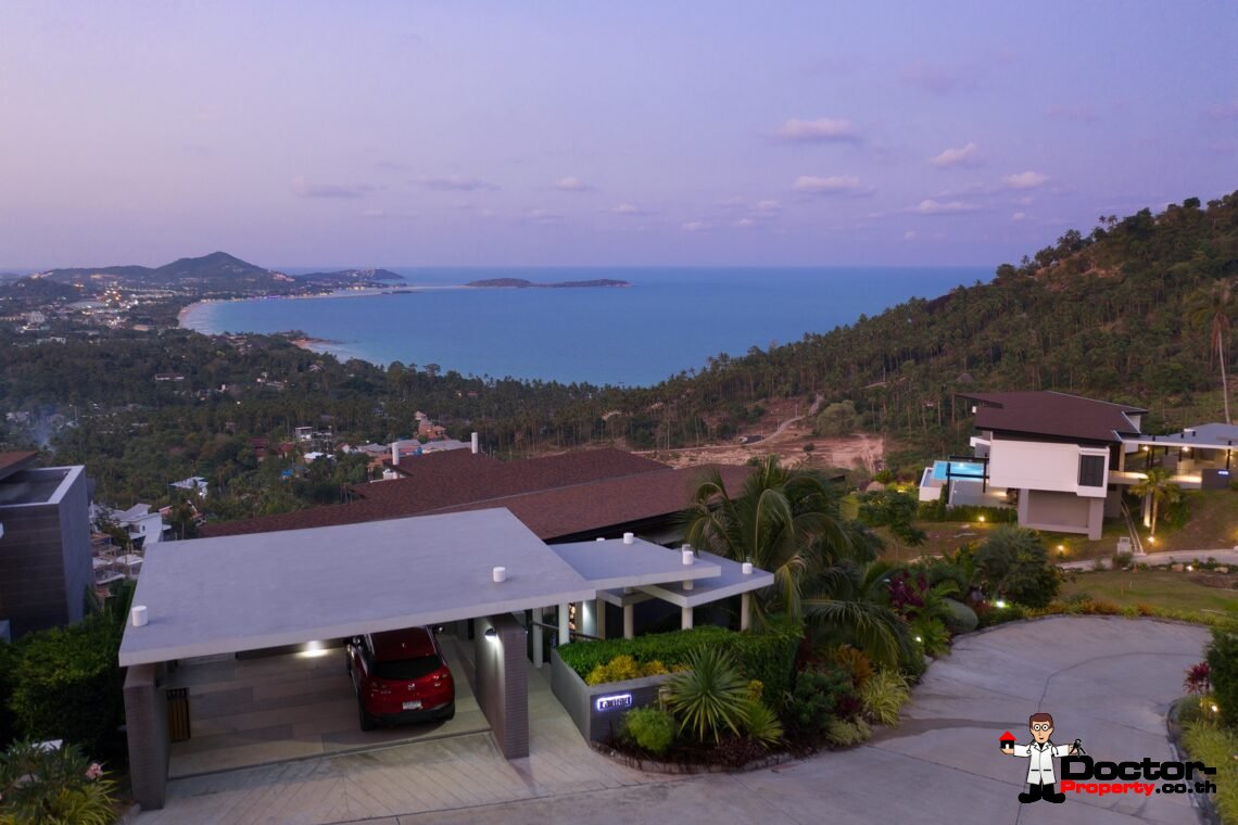 Luxury 3 Bedroom Sea View Villa – Chaweng Noi – Koh Samui – For Sale