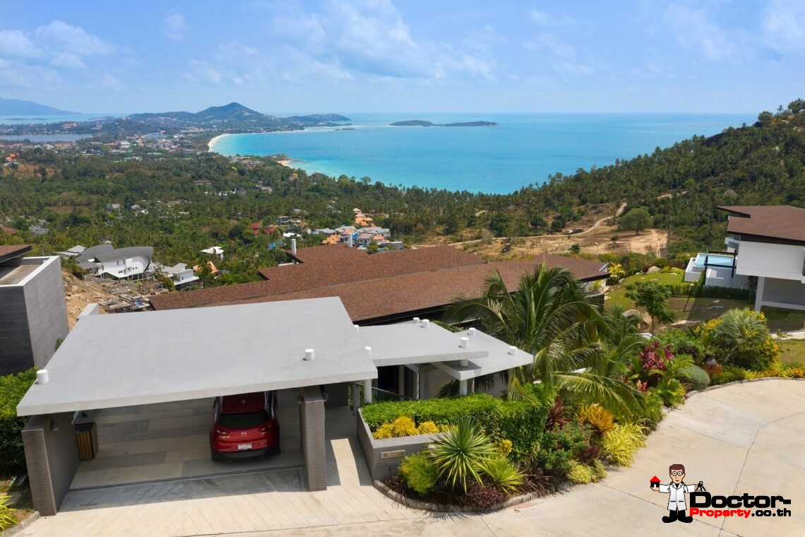Luxury 3 Bedroom Sea View Villa – Chaweng Noi – Koh Samui – For Sale