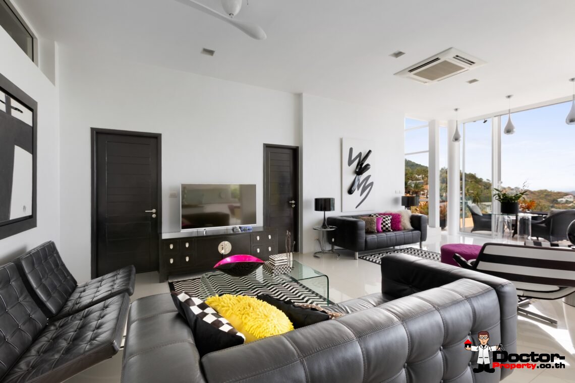 Luxury 3 Bedroom Sea View Villa – Chaweng Noi – Koh Samui – For Sale