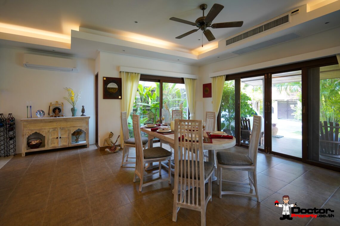 Traditional Style 4 Bedroom Villa, near Beach in Laem Set, Koh Samui – For Sale