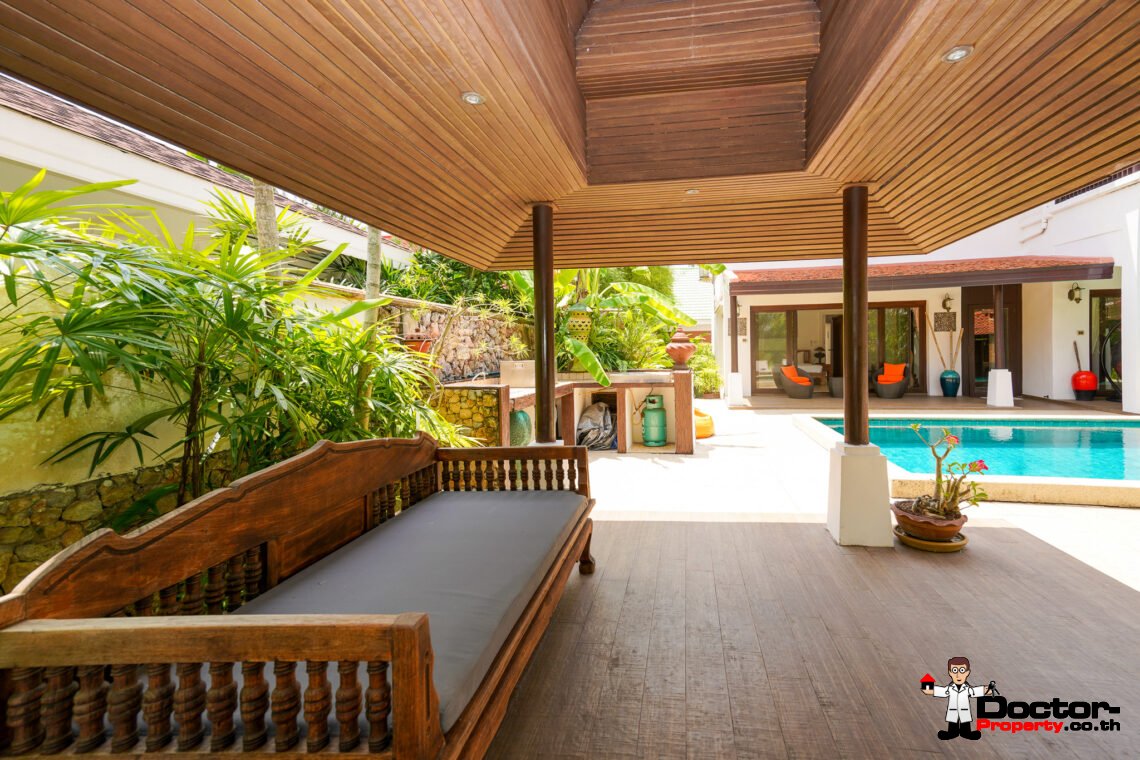 Traditional Style 4 Bedroom Villa, near Beach in Laem Set, Koh Samui – For Sale