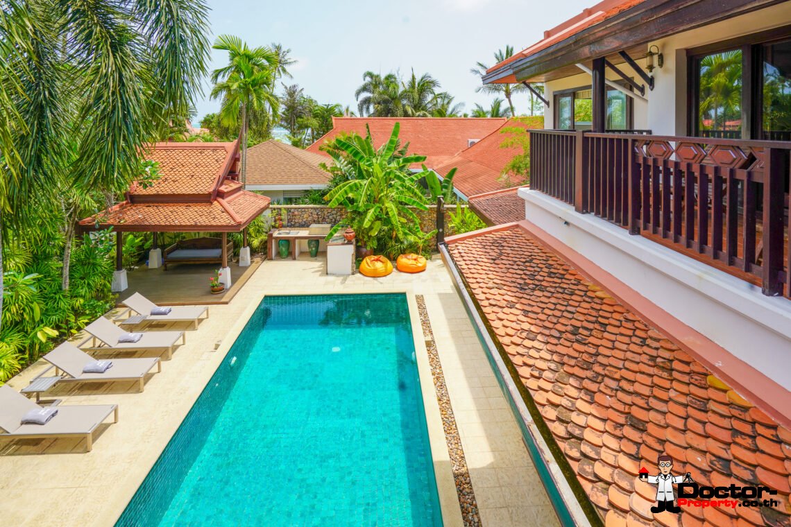 Traditional Style 4 Bedroom Villa, near Beach in Laem Set, Koh Samui – For Sale