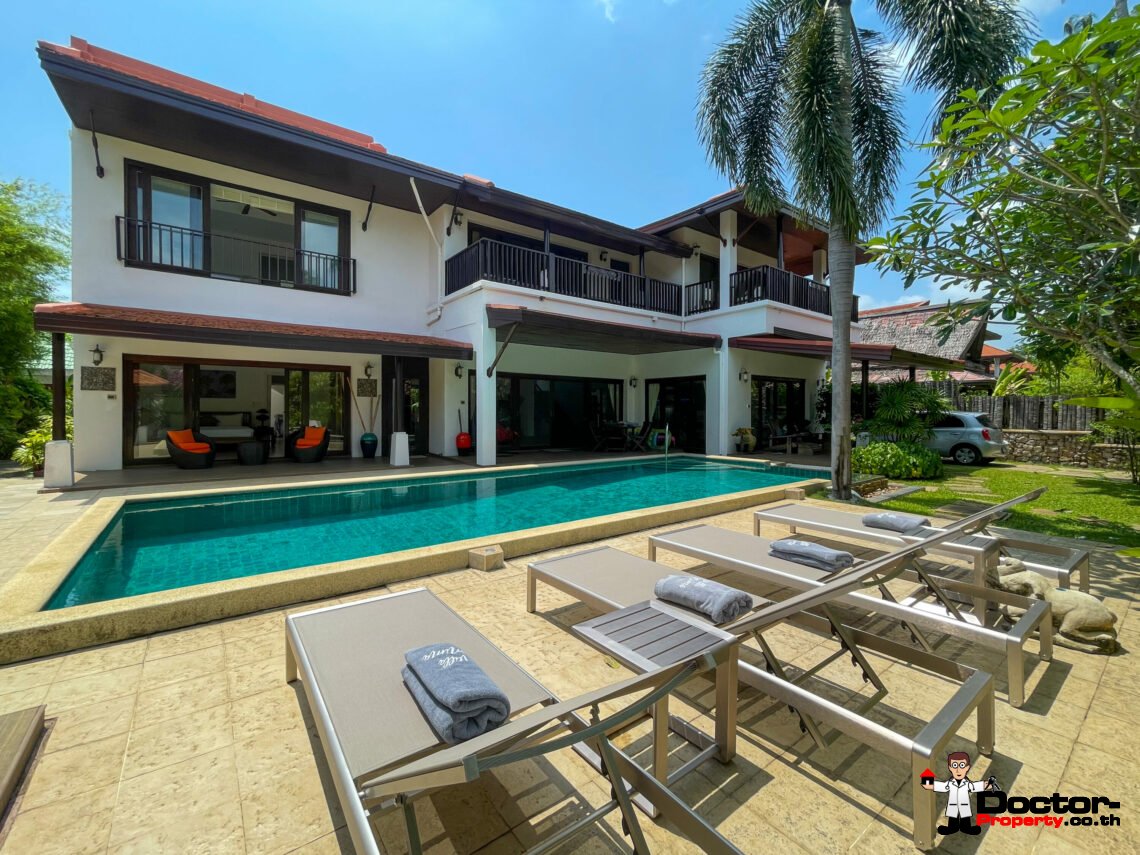 Traditional Style 4 Bedroom Villa, near Beach in Laem Set, Koh Samui – For Sale