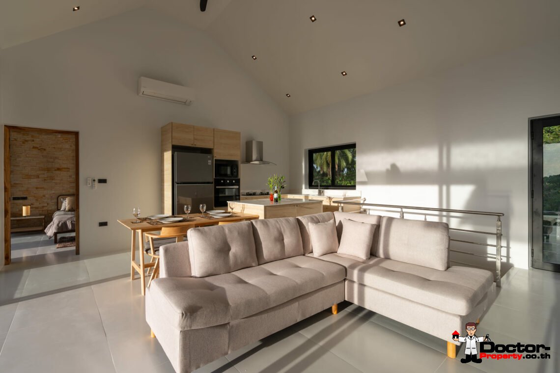 New 3-4 Bedroom Villas with Sea Views in Lamai, Koh Samui – For Sale