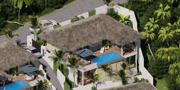 New 3-4 Bedroom Villas with Sea Views in Lamai, Koh Samui – For Sale