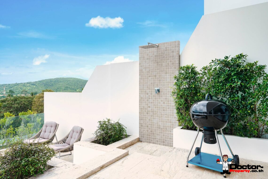 New 3 Bedroom Sea View Villa - Bophut - Koh Samui - For Sale