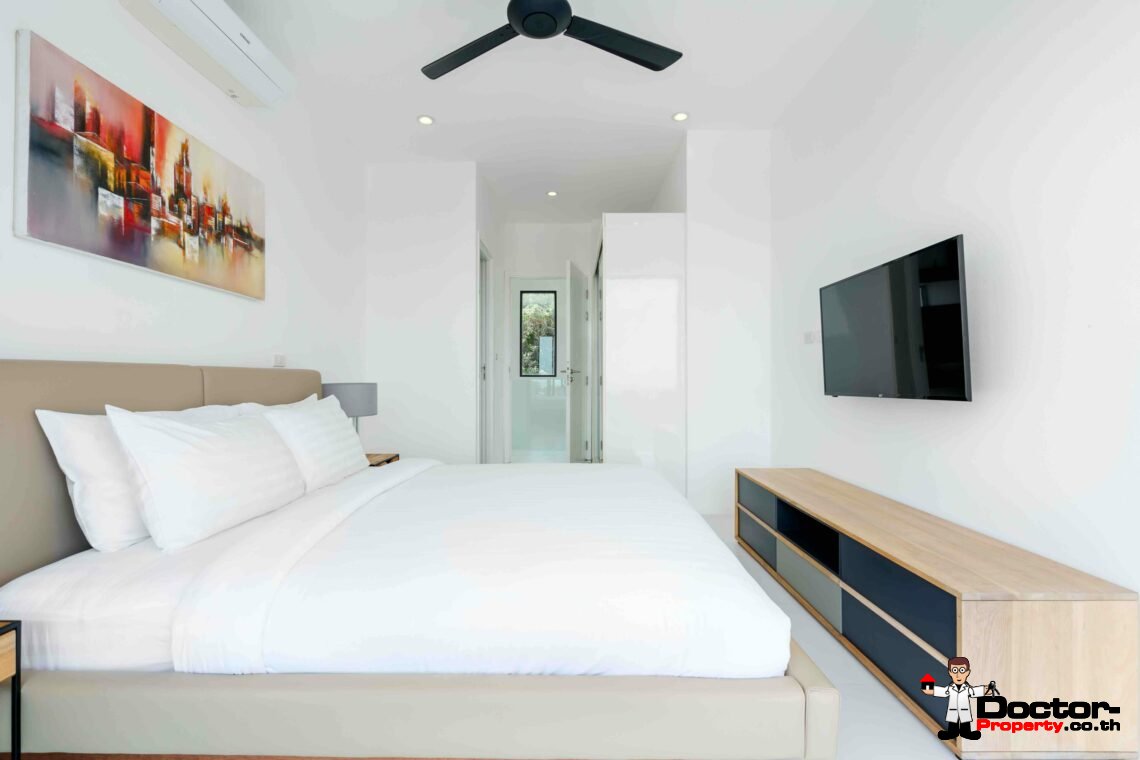 New 3 Bedroom Sea View Villa - Bophut - Koh Samui - For Sale