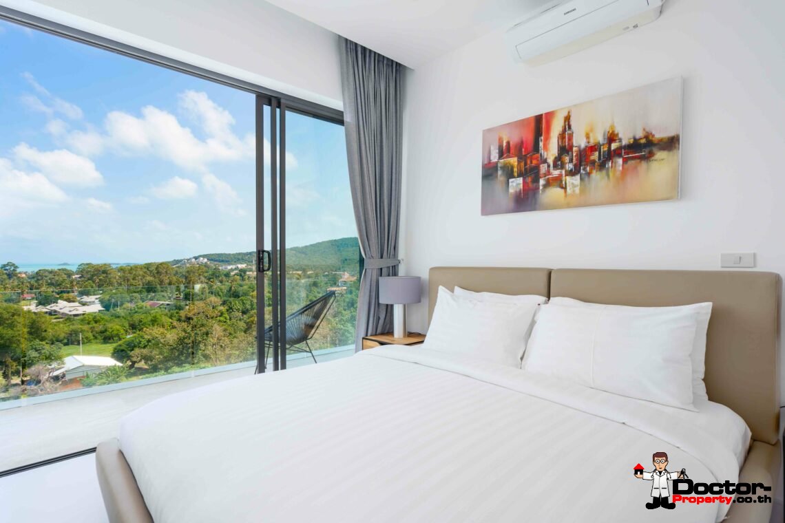 New 3 Bedroom Sea View Villa - Bophut - Koh Samui - For Sale