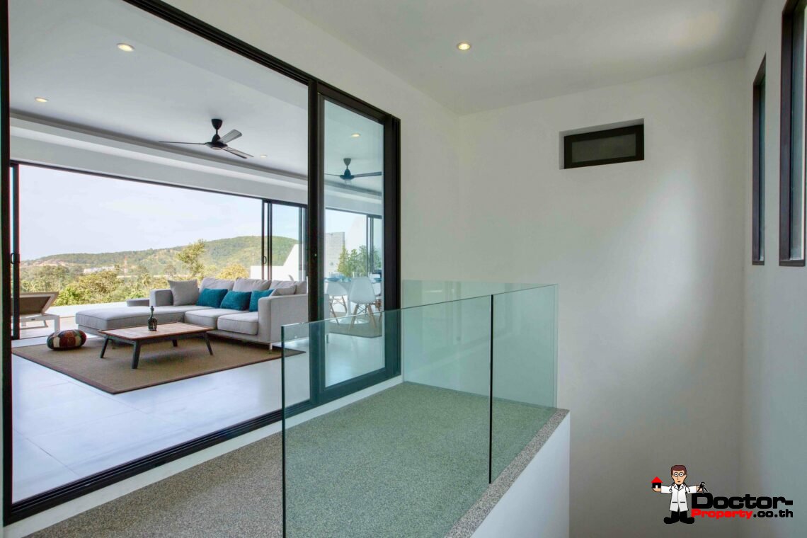 New 3 Bedroom Sea View Villa - Bophut - Koh Samui - For Sale