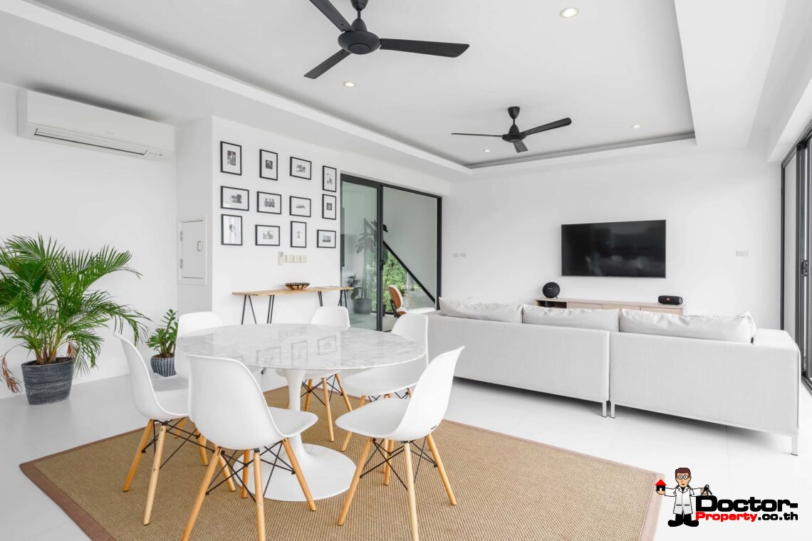 New 3 Bedroom Sea View Villa - Bophut - Koh Samui - For Sale