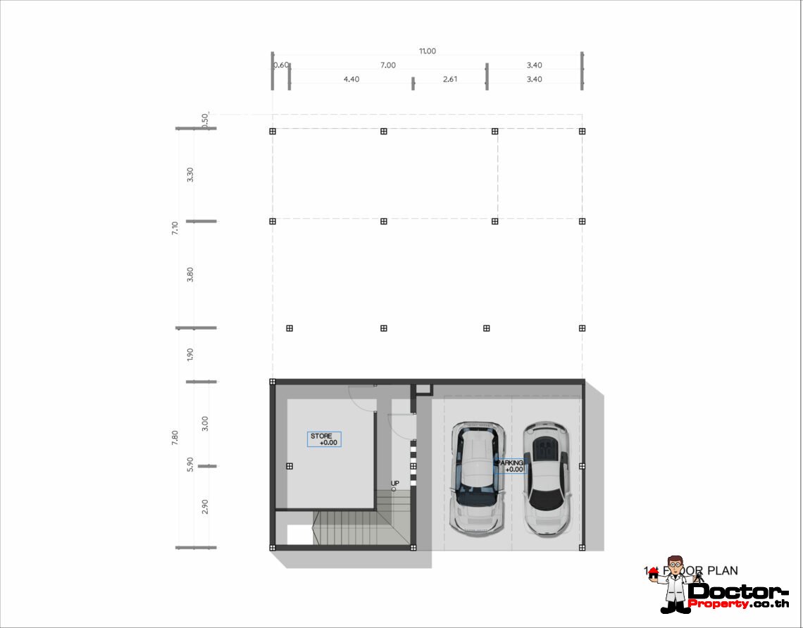 New 3 Bedroom Sea View Villa – Bophut – Koh Samui – For Sale