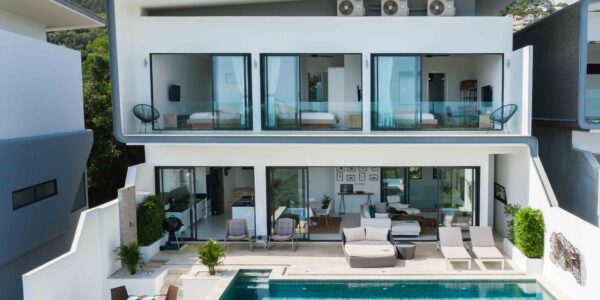 New 3 Bedroom Sea View Villa - Bophut - Koh Samui - For Sale