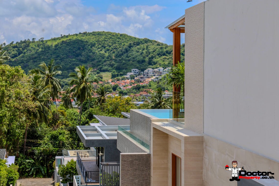New 4 Bedroom Villa – Sea View – Bophut – Koh Samui – For Sale (dup)
