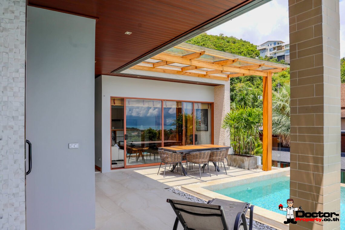New 4 Bedroom Villa – Sea View – Bophut – Koh Samui – For Sale (dup)