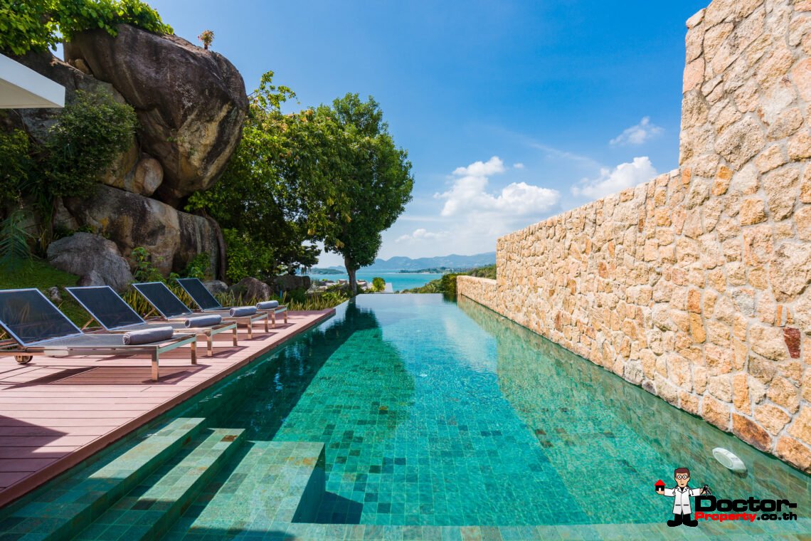 3 Bedroom Luxury Pool Villa in Choeng Mon, Koh Samui — For Sale