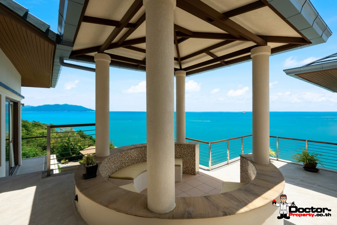 Elegant 3 – 4 Bedroom Coastal Villa in Plai Laem, Koh Samui – For Sale