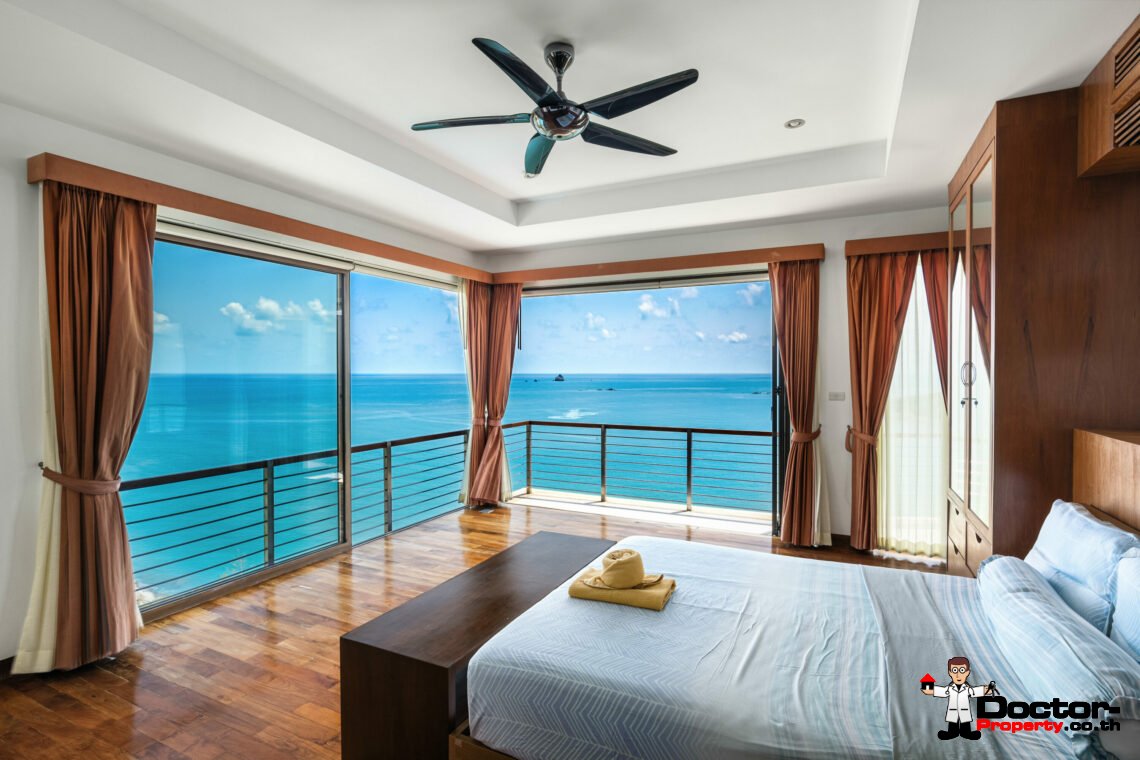 Elegant 3 – 4 Bedroom Coastal Villa in Plai Laem, Koh Samui – For Sale