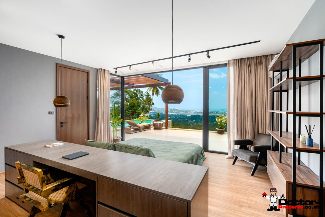 Luxurious 3 Bedroom Sea View Villa in Chaweng, Koh Samui – For Sale