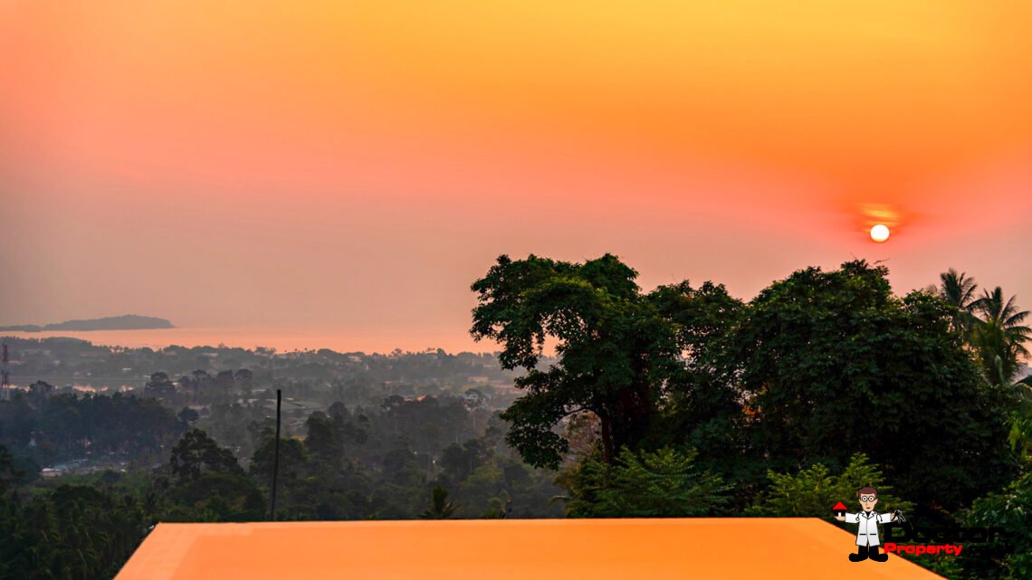 Luxurious 3 Bedroom Sea View Villa in Chaweng, Koh Samui – For Sale