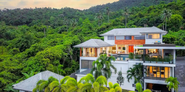 Stunning Luxury 4 Bedroom Seaviews Villa in Mae Nam Hills, Koh Samui – For Sale