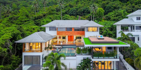 Stunning Luxury 4 Bedroom Seaviews Villa in Mae Nam Hills, Koh Samui – For Sale