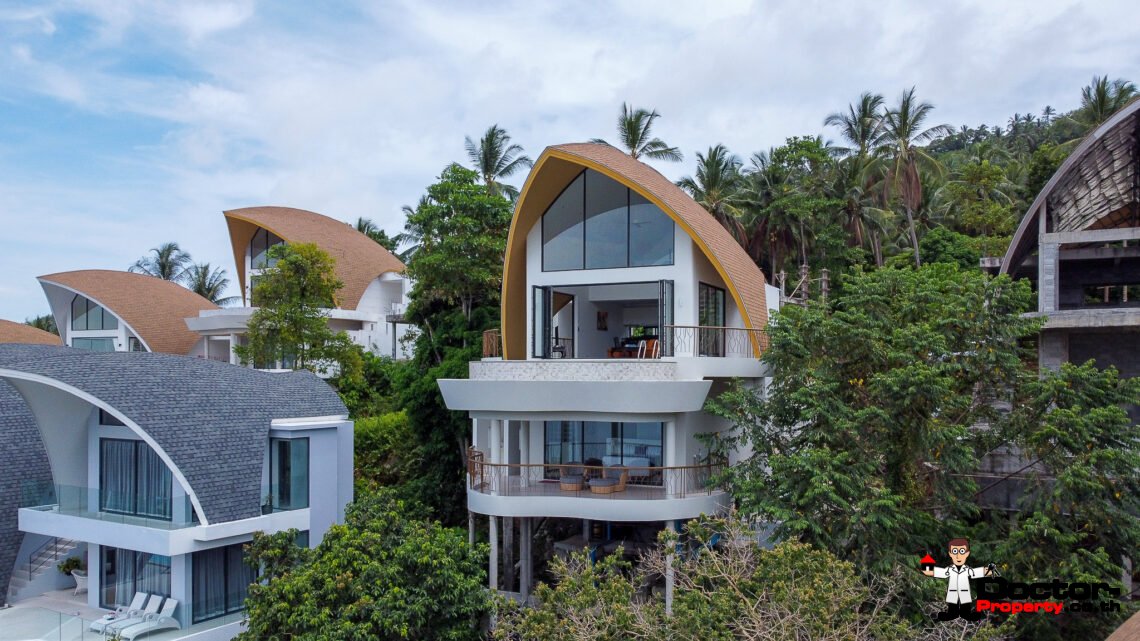 New 2 Bedroom Sea View Villa – Chaweng Noi, Koh Samui – For Sale