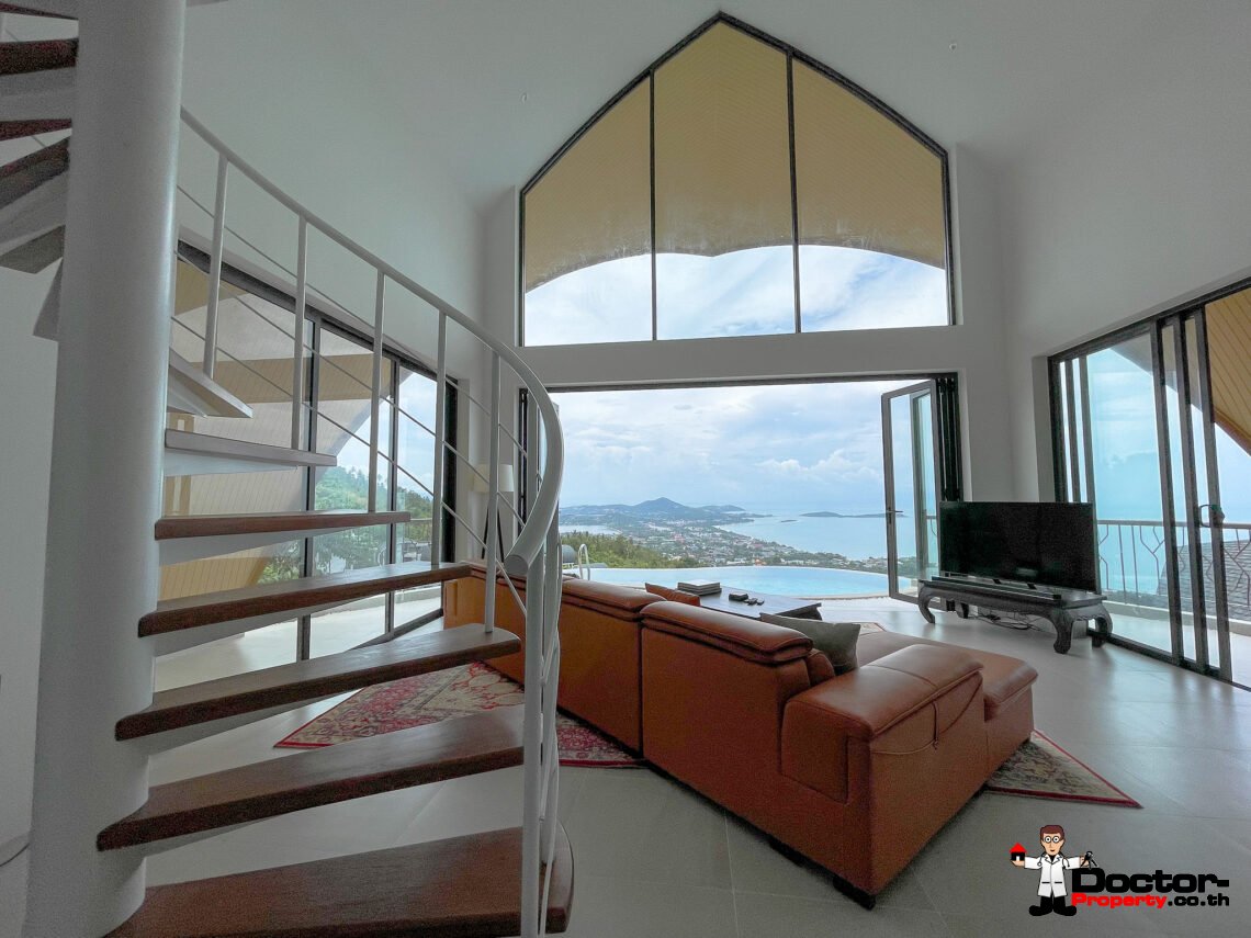 New 2 Bedroom Sea View Villa – Chaweng Noi, Koh Samui – For Sale